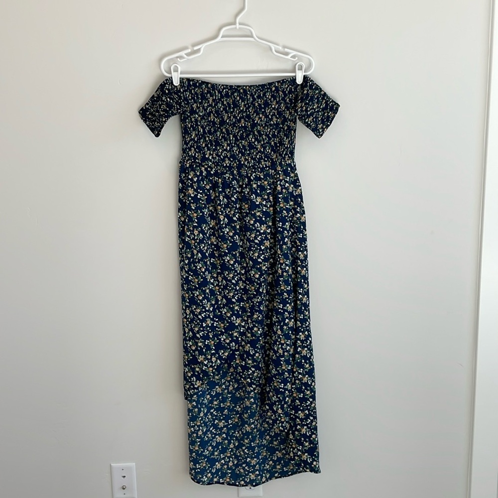 Off Shoulder Midi Dress